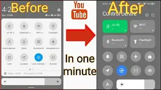 How to change control centre and notification shade in Redmi phones. || 100% Working || Easy Way.