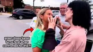 Green Dress Karen Causes HUGE TROUBLE At The Courthouse..