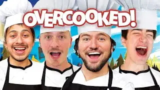 OVERCOOKED 2, But With 4 Players (w/ Crawford, Reggie & Rec)