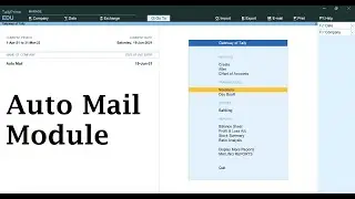 Auto Mail Module in TallyPrime | Tally productivity add-on