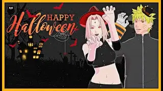 MMDナルト! - Naruto  | Naruto & Sakura - INFERNO  [Happy Halloween] (Rus sub)
