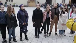 2019-05-01 Замок Вавель, фрагмент песни "Реченька"