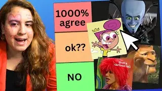 Ranking YOUR concerning cartoon crushes