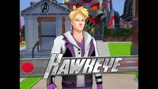 Hawkeye's lines in Marvel Avengers Academy