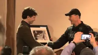 Justin Trudeau in tears over photo with father