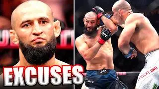 Khamzat Chimaev's Ridiculous REMATCH Request and Team's EXCUSES from Sean Strickland Fight
