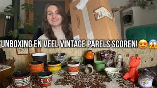UNBOXING EN VEEL VINTAGE PARELS SCOREN!😍😱