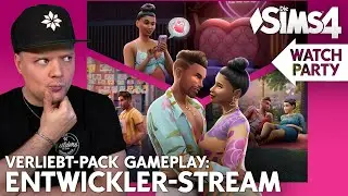 VERLIEBT Pack Gameplay zusammen anschauen! LIVE WATCH PARTY 💖 Die Sims 4 VERLIEBT Erweiterungspack