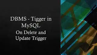 MySQL Cascaded On Delete and Update trigger. Example and Implementation.