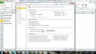 Excel 2010 Tutorial Circular Reference Warning & Enabling Iterative Calculations