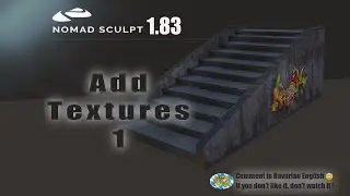 Nomad Sculpt - Add Textures 1 - Tutorial (V1.83 - 16.9.2023)