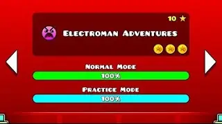 Electroman Adventures - LVL 13 [ALL COINS] Geometry Dash