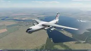 Су-33 Тренировка подхода к заправщику