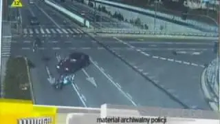 CCTV Fatal Motorcycle Crash - Poland