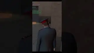 Гоняется за заключенным🤣#shorts