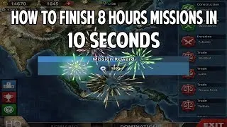 [WC4 CHEATS] How to finish 8 hours missions in 10 seconds Android/iOS