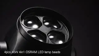 4x40W RGBW Bee Eye Wash Moving Head DJ Light