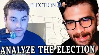 Predicting The 2024 Election Results With Ettingermentum | Hasanabi Reacts