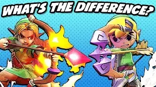 What's the Difference between Young Link and Toon Link? (SSBU)