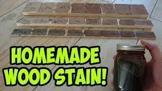 Easy Homemade Wood Stain - (Iron Acetate)