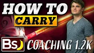 How To Carry - The Absolute Basics | BSJ Dota 2 Coaching Sessions:1200 MMR (7.22h)