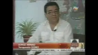 Especialista de Cedro Jorge Arnao conversando sobre la adicción a los video juegos en ATV