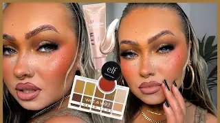 Drugstore ✨GOLDEN ✨ Summer Glam…With an Olive Green pop 🫒 Affordable makeup tutorial