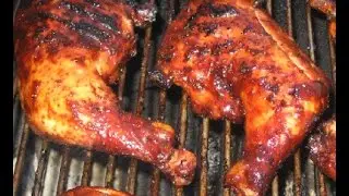 How to bbq chicken on charcoal!!!!!