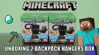 Unboxing Minecraft Backpack Hangers Box - Minecraft | King G Boy | Unboxing