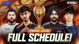 PMWC 2026 Group Stage Schedule, Timings & Where to Watch - Full Guide