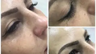 Ipek kirpik ile doğal bakışlar