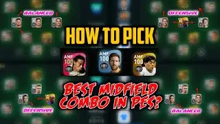 Best Midfield Combo in PES 2021 | Setup your midfield perfectly | Ft:- Attacking & Defensive Combo