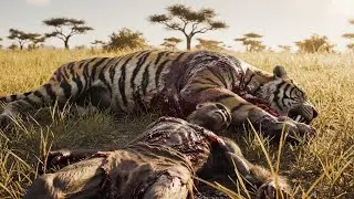 Millions of Years Ago: Sabertooth Tiger Combat and the Heavy Cost of Survival #prehistorichumans