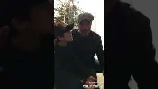 When your dad embarrasses you... - Cruz Beckham