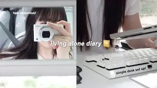 sub) vlog. 집에서 일하는 프리랜서 일상 기록. 키보드 정보. 붙임머리. 건강한 아침 챙겨먹기. 샐러드 파스타 만들기. 게으름에서 벗어나기 / 수린 suzlnne