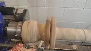 woodturning sliced vase