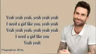 Maroon 5 - Girls Like You (Lyrics) ft. Cardi B