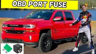 CHEVROLET SILVERADO OBD PORT FUSE LOCATION REPLACEMENT 2014 2015 2016 2017 2018 2019