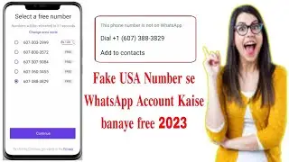 How to make & create TextNow Pro USA 🇺🇸 WhatsApp Number free trials 2024