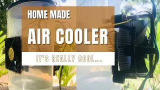 How to make an air cooler at home