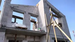 21.04.2024 Ход строительства домов 8х10 в пос. Нагорное в 30 км. от МКАД, (ЦКАД, Пушкинский р-н)