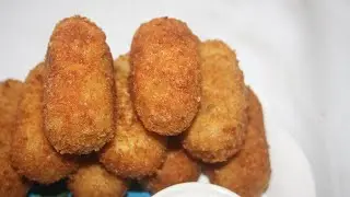 Chicken croquettes/ Cheesy chicken croquettes/ Iftar special