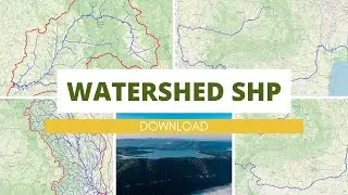 How to download watershed shapefiles from Mghydro | Mapping in GIS | ArcGIS |