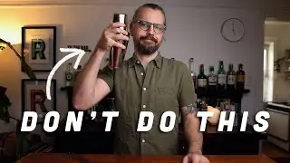 How to Mix a Drink - are you doing it wrong?