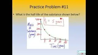 Half-Life Problems.  (Chemistry Ch. 2, Part 3)