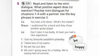 English Plus 9. Module 9. Reacting to news and sympathizing. Ex 5 p. 110