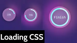 Loading Animation using HTML CSS & Javascript