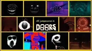 ROBLOX DOORS ALL OF THE JUMPSCARES (Including The secret Shadow entity)