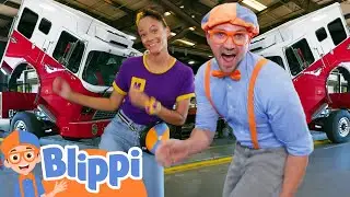 Blippi and Meekah Visit GIGANTIC FIRETRUCKS! | Best Friend Adventures | Educational Videos for Kids