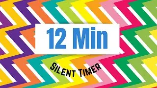 12 Minute Silent Timer - Colorful and Fun